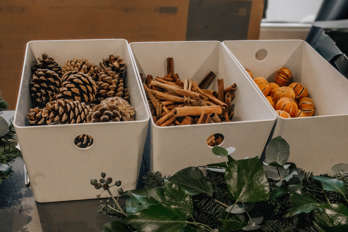 Christmas wreath workshop