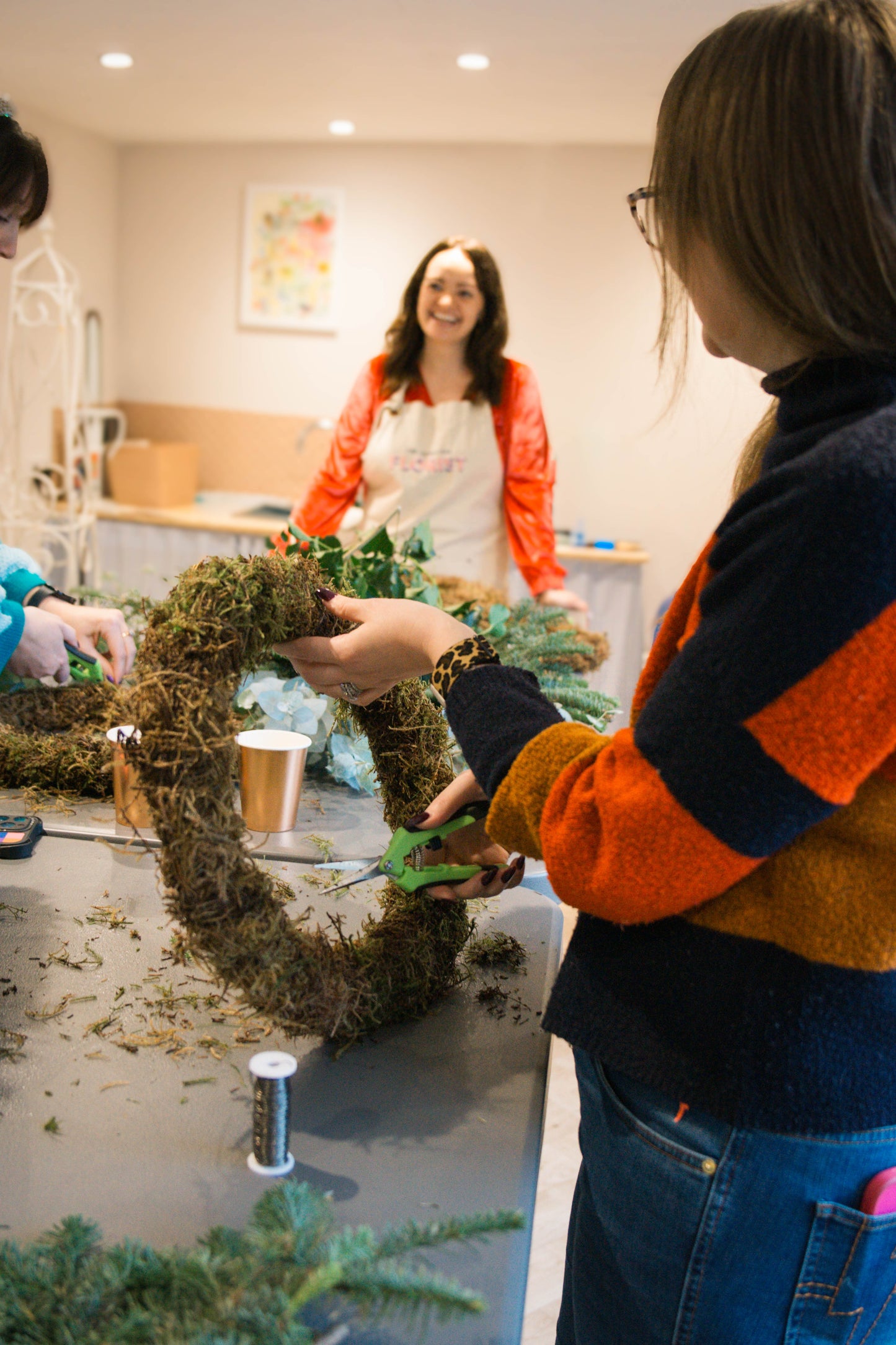Christmas wreath workshop